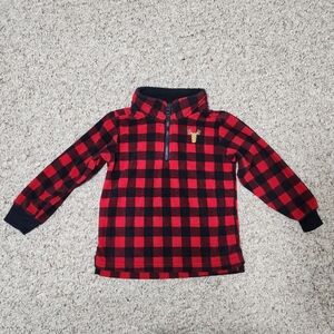 Red and Black Checkered Kids Shirt